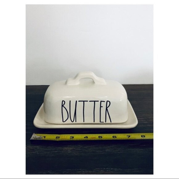 Rae Dunn Ceramic Butter Dish LL - Picture 5 of 7